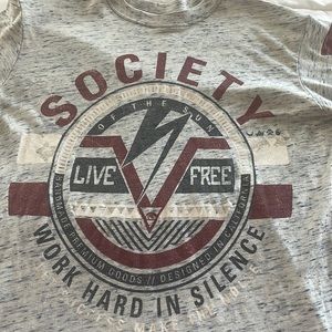 Mens small buckle brand-society